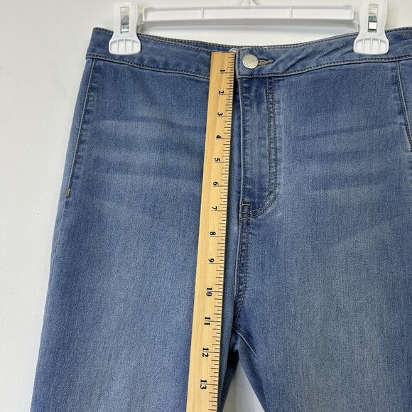 Free People Float On Flare Jeans Women’s Size 27 High Rise Bell Bottoms Hippie - Picture 6 of 7